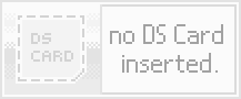 No DS Card